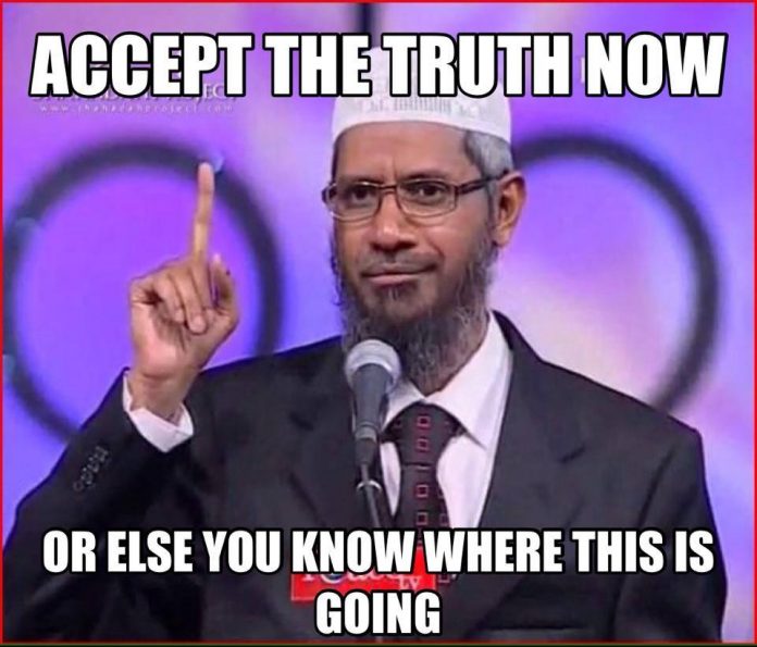 Zakir Naik, his One God and Wet Pants
